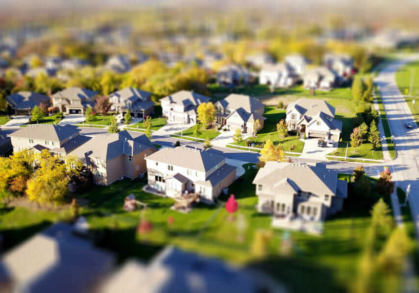 Homes on a street